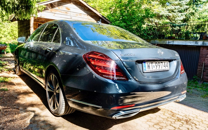 Mercedes-Benz Klasa S cena 367000 przebieg: 33500, rok produkcji 2018 z Warszawa małe 232